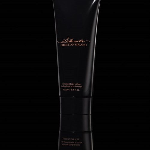 Body lotion on black